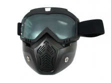 Очки MZ-1 оправа черная, линза прозрачная с защитой лица